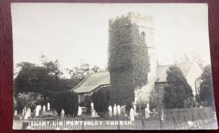 Rare Vintage B&w R/p Postcard,  Llantilio Pertholey,  Monmouth,  Wales