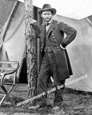 Photograph Civil War General Ulysses Grant Cold Harbor Year 1864 8x10
