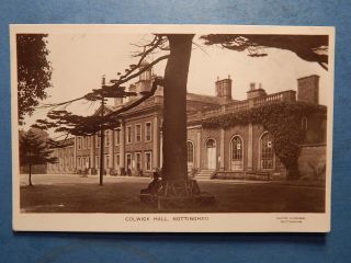 Vintage Photographic Postcard " Colwick Hall " Nottingham