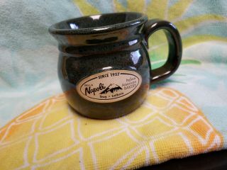Sunset Hill Stoneware Handcrafted Usa Napoli Italian American Bakery Mug Cup