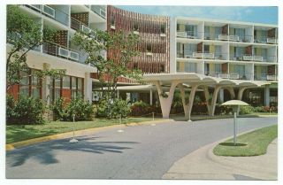 Puerto Rico Dorado Hilton Hotel Vintage Postcard