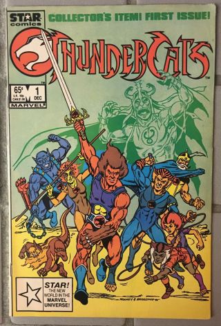 Marvel Comics Thundercats 1 Collector’s Item First Issue Star Shape
