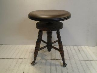 Vintage Piano Stool - 1800s The Chas Parker Co.