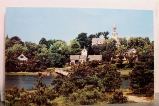 Massachusetts Ma Cape Cod Village Postcard Old Vintage Card View Standard Postal