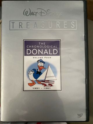 Vintage Walt Disney Treasures The Chronological Donald Duck Volume 4 Dvd Rare•••