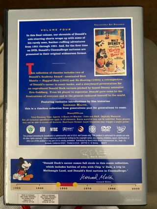 Vintage Walt Disney Treasures The Chronological Donald Duck Volume 4 DVD RARE••• 2