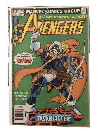 Avengers 196 - First Appearance Of Taskmaster,  Extra Book
