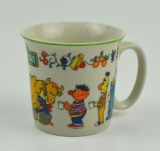 Gorham 1976 Sesame Street Muppets Cup Mug Fine China Ctw Vintage