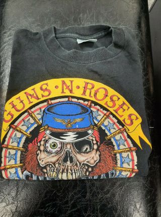 Guns N Roses Civil War 1991 Tour Vintage Concert T Shirt Size L