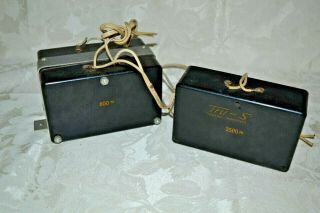 Vintage Set Stephens Tru Sonic 800 & 3500 Crossover Boxes Components Trusonic