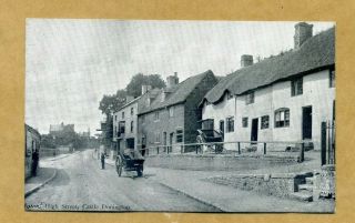 High Street,  Castle Donington.  - K² - Vintage Blank Postcard