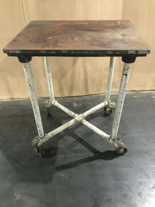Vintage Industrial Heavy Duty Table