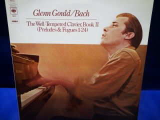 @cbs 78277 Glenn Gould J.  S.  Bach: The Well - Tempered Clavier 2 Lp Nm