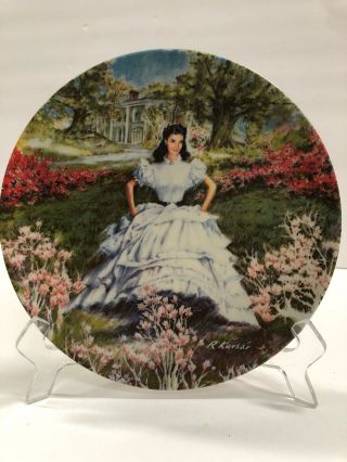 Vintage Gone With The Wind Scarlett O’hara Knowles 8 1/2” Collector Plate