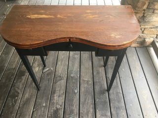 Vintage Kidney Vanity Dressing Table With 3 Drawers