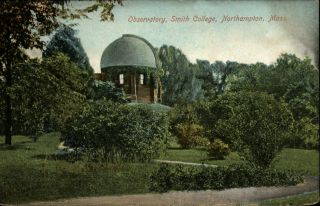 Smith College Observatory Northampton Massachusetts C1910 Vintage Postcard