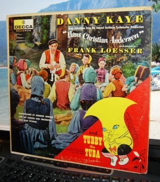 Danny Kaye.  " Hans Christian Andersen / Tubby The Tuba " Decca Usa 1959 Lp.