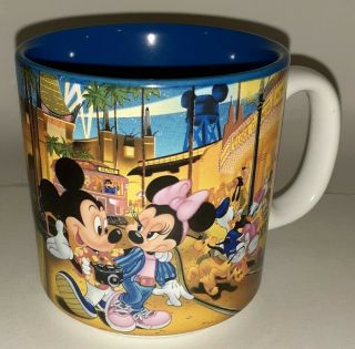 Vintage Disney Mgm Studios Mickey,  Minnie Mouse,  Goofy & Characters Coffee Mug