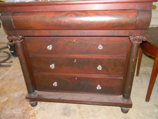 Potthast Mahogany Empire Chest Of Drawers
