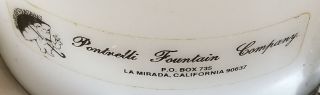 Vintage Pontrelli Fountain Company Wedding Punch Fountain 27 