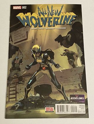 All Wolverine 2 - Nm - 9.  2 - 2016 Marvel Comics - 1st App.  X - 23 Clone Gabby