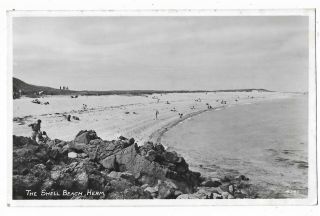 Channel Islands Herm The Shell Beach Real Photo Vintage Postcard 3.  11