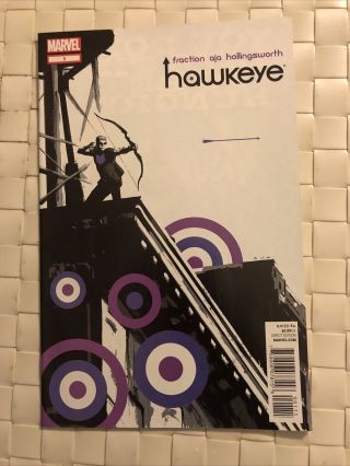 Hawkeye 1 1st Print 1st App Lucky Pizza Dog Fraction Aja Marvel 2012