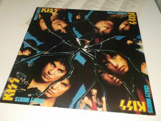 Kiss: Crazy Nights 1987 1st Pressing Uk A1/b1 Ex,  Lp