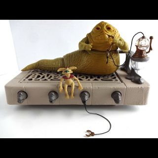 Vintage Star Wars 1983 Jabba The Hutt Playset Complete & In