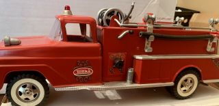 Awesome Vintage 1962 - 63 Tfd No.  5 Tonka Fire Engine Toy Truck