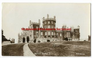 Leicestershire Belvoir Castle 1919 Real Photo Vintage Postcard 4.  1