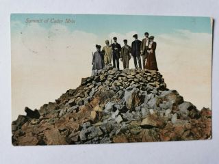 Vintage Postcard " Summit Of Cader Idris ",  Posted 1913,  Gwynedd