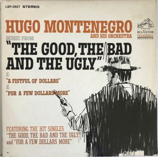 Hugo Montenegro Music From The Good The Bad And The Ugly Lp Morricone Rca Usa