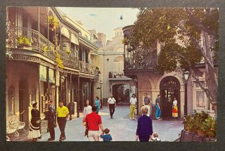 Disneyland Anaheim Vintage Postcard – Orleans Square Dt - 35945 - C