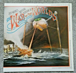 Jeff Wayne War Of The Worlds,  Rare Hong Kong,  With Book And Narrators Script,  Nmint