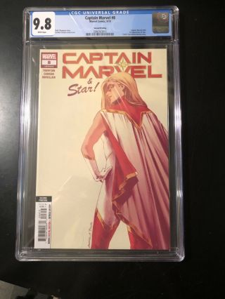 Captain Marvel 8 Cgc 9.  8 2nd Print 1st Appearance Of Star 9.  8