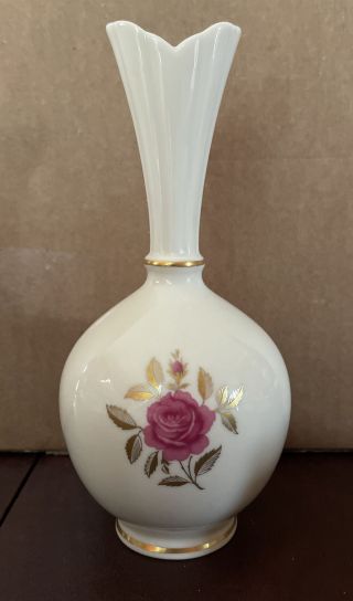 Lenox Rose 7 - 3/4 " Flower Bud Vase