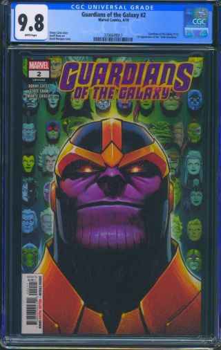 Guardians Of The Galaxy 2 (marvel) Cgc 9.  8 White Pages 1st App Dark Guardians