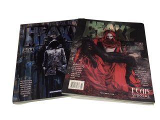 (2) Heavy Metal Magazines 283 Vf/nm 1st Appearance Of Gutt Ghost - Fear Special