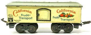 Vintage Rare Karl Bub (kbn) " California Frucht Transport " Freight Reefer Car