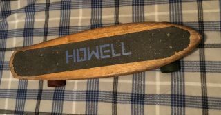 A Vintage Power Paw Skateboard Signed By Russ Howell