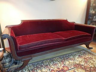 Vintage Early Duncan Phyfe Sofa