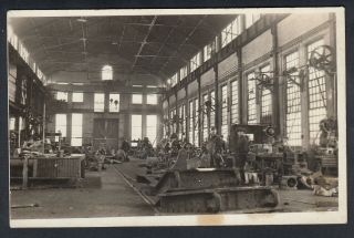 Vintage Canada,  Factory & Workers,  Real Photo Postcard