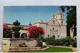 California Ca Mission San Luis Rey Postcard Old Vintage Card View Standard Post