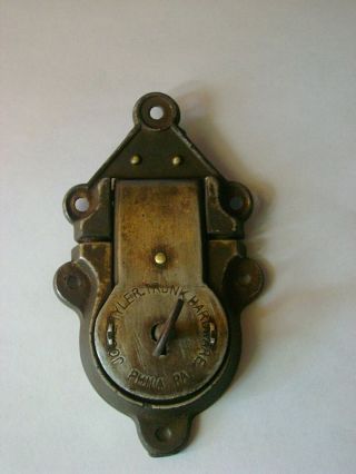 Antique Steamer Trunk Lock & Key Parts Hardware