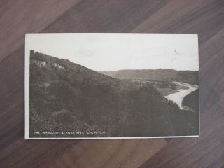 Vintage Postcard : The Wyndcliff & River Wye,  Chepstow : Unposted C1920s