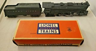 Vintage Lionel No.  2065 Hudson Steam Locomotive & 6026w Tender In Orig Box