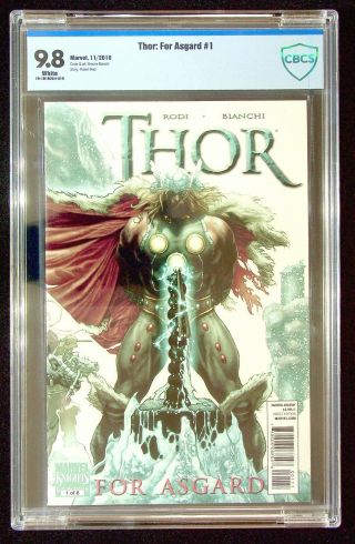 Thor: For Asgard 1 Cbcs 9.  8 Simone Bianchi Robert Rodi Loki Odin