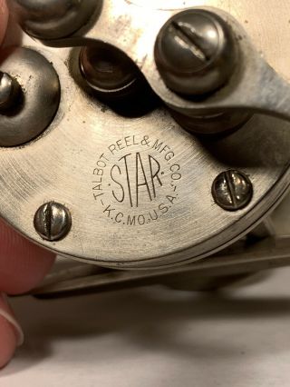 Vintage Talbot Star Baitcasting Reel 3