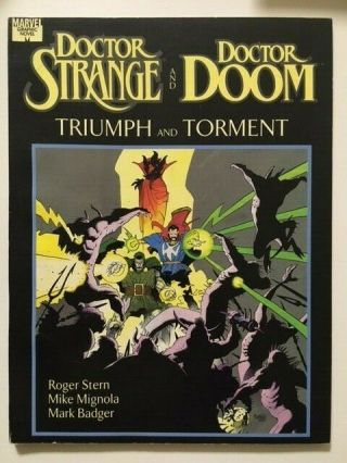 Doctor Strange Doctor Doom Time & Torment Mike Mignola 1st Print Marvel Oop 1989